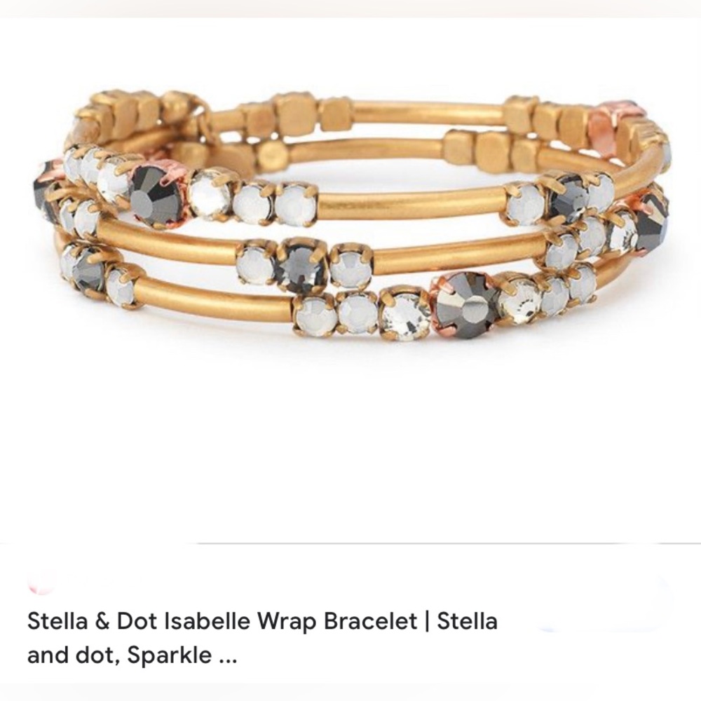 Stella & Dot Isabelle wrap bracelet